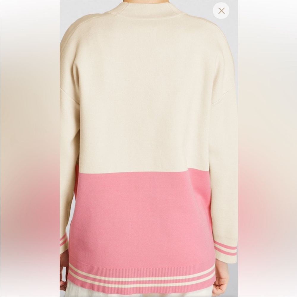 Sandro Pink and Cream knit Cardigan 2 - pin not included - Picture 3 of 9